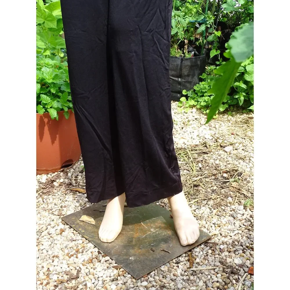 Vintage 1990s Sheer Jumpsuit with Gold Metallic Botanical Details Modern XS/S